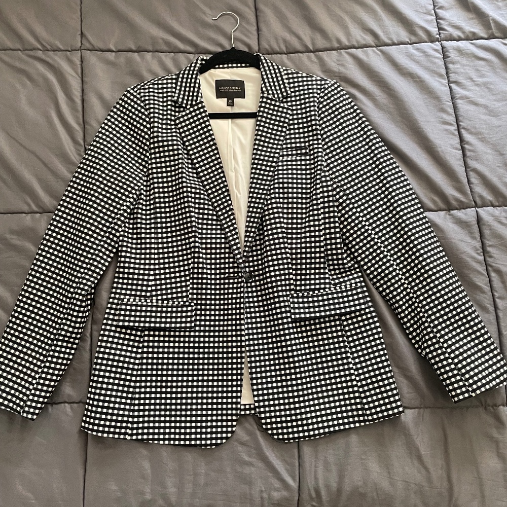 Banana Republic long and lean blazer